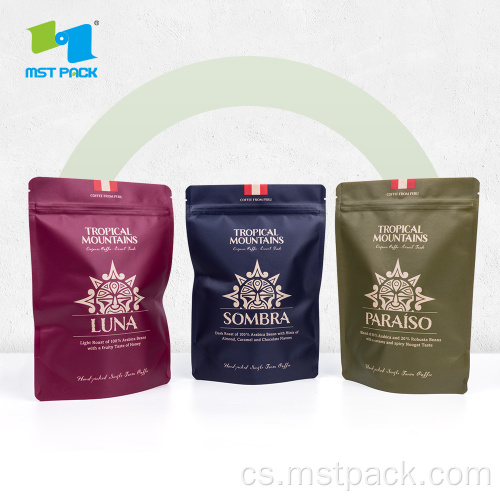 Kraft Paper Stand Up Coffee Bag with Printing